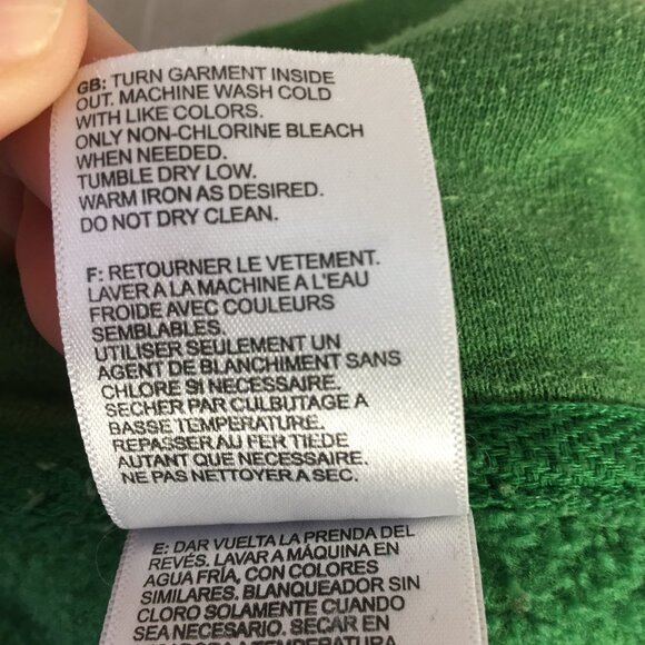 NORTH FACE Sweatshirt Hoodie Green Graphic Mens Drawstring XXL 2XL - Picture 8 of 10